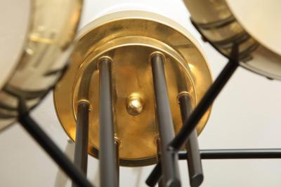  Venfield Six Arm Ceiling Light in the Manner of Stilnovo