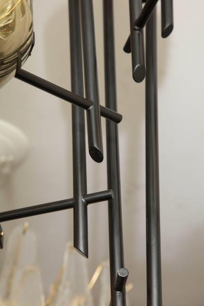  Venfield Six Arm Ceiling Light in the Manner of Stilnovo