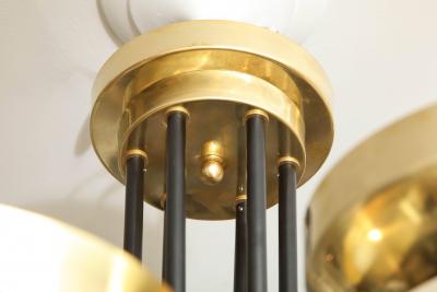  Venfield Six Arm Ceiling Light in the Manner of Stilnovo