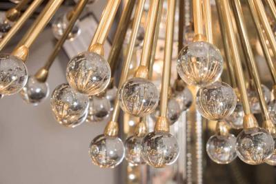  Venfield Stunning Huge Murano Glass Ball Sputnik Chandelier