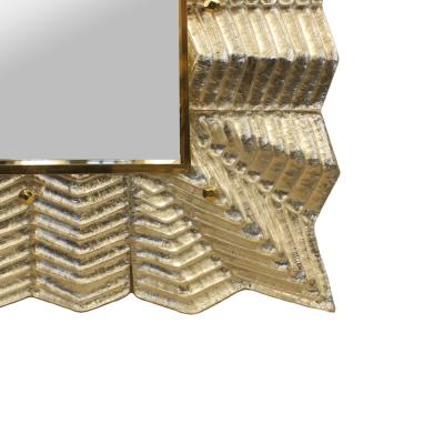  Venfield Stunning Murano Glass and Silver Leaf Mirror