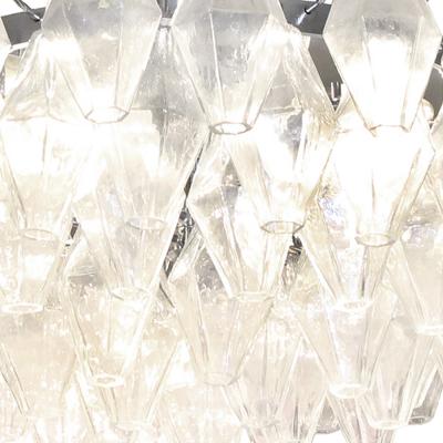  Venfield Tiered Murano Glass Polyhedron Fixture