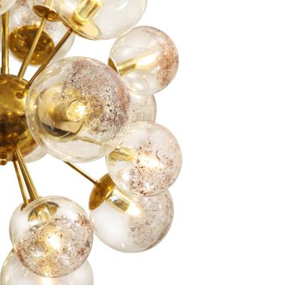  Venfield Unique Sputnik Style Chandelier in Polished Brass with Glass Globes 2022