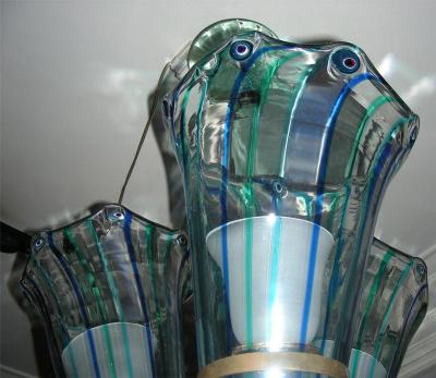  Venini 1960 s Italian Murano glass chandelier by Venini