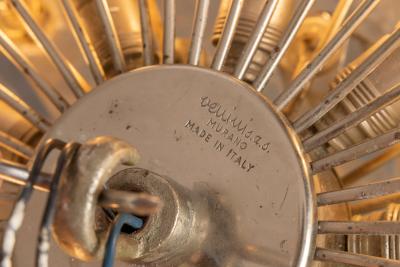  Venini A signed Venini Poliedri chandelier composed of glass diffusers Italy 1950s