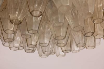  Venini A signed Venini Poliedri chandelier composed of glass diffusers Italy 1950s