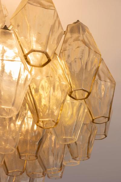  Venini A signed Venini Poliedri chandelier composed of glass diffusers Italy 1950s