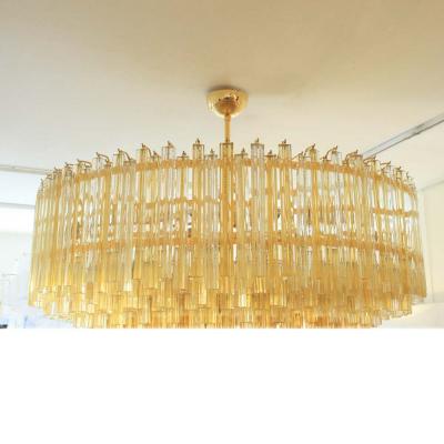  Venini AN OUTSTANDING VENINI TRIEDRI CEILING LIGHT