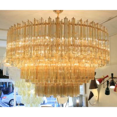  Venini AN OUTSTANDING VENINI TRIEDRI CEILING LIGHT