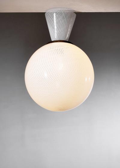 Venini Carlo Scarpa ceiling lamp for Venini