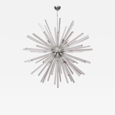  Venini Extraordinary Huge Murano Glass Sputnik Chandelier in the manner of Venini