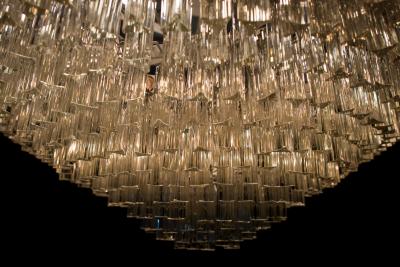  Venini Huge Venini chandelier Italy c1960