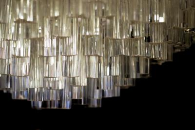  Venini Huge Venini chandelier Italy c1960