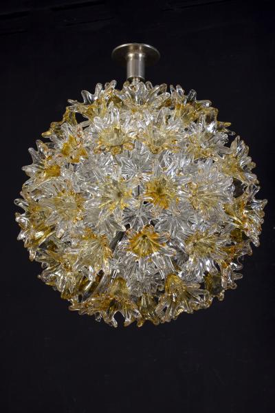  Venini Iconic Venini Esprit Chandelier 1970