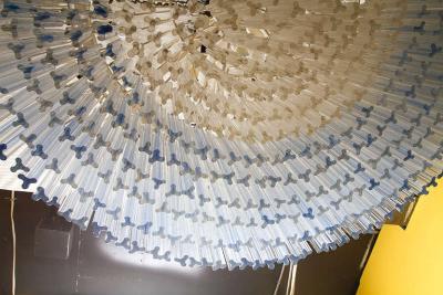  Venini LARGE VENINI ART GLASS CHANDELIER