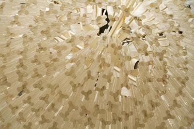  Venini LARGE VENINI ART GLASS CHANDELIER