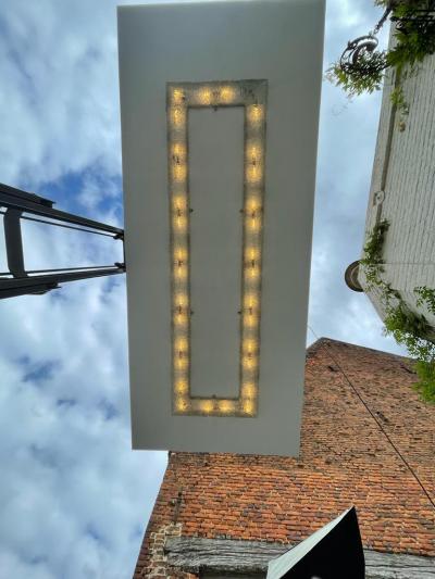  Venini Large Mid Century Ceiling Light by Venini