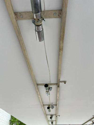  Venini Large Mid Century Ceiling Light by Venini