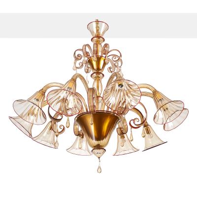  Venini Magnificent Murano Blown Glass Venini Chandelier 1920s