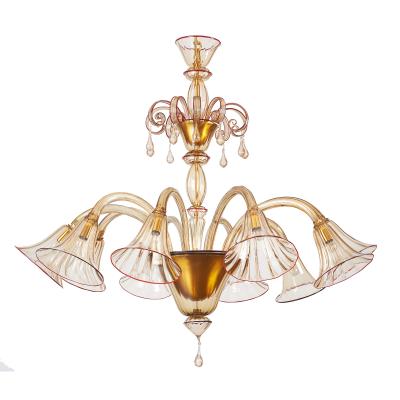  Venini Magnificent Murano Blown Glass Venini Chandelier 1920s