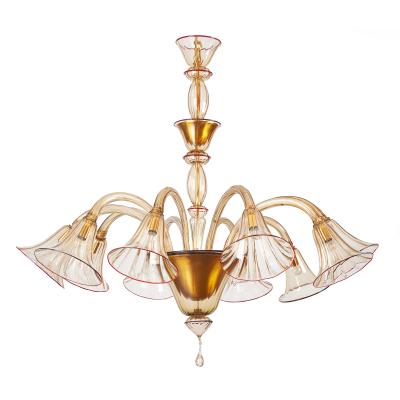  Venini Magnificent Murano Blown Glass Venini Chandelier 1920s