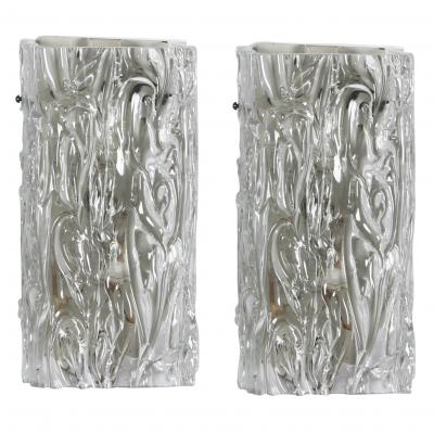  Venini Midcentury Wall Sconces by Toni Zuccheri