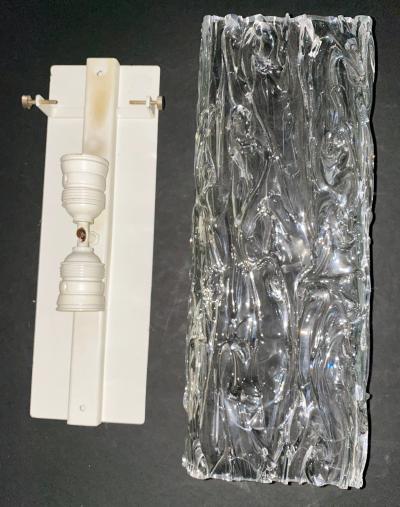  Venini Midcentury Wall Sconces by Toni Zuccheri