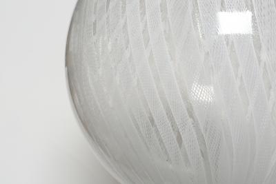  Venini Murano glass ceiling pendant in Zanfirico glass Italy 1960s