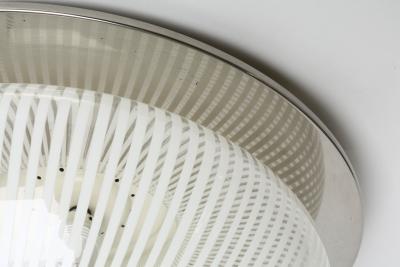  Venini Murano glass flush mount lights by Venini attributed