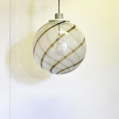  Venini Murano glass pendant Venice 1950s att Venini 