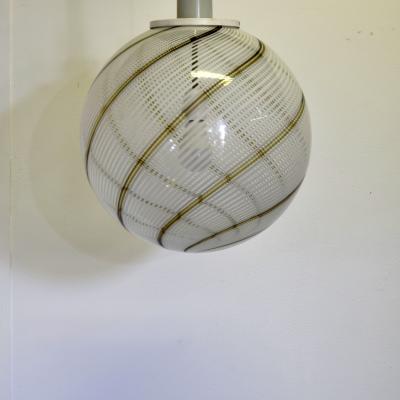  Venini Murano glass pendant Venice 1950s att Venini 