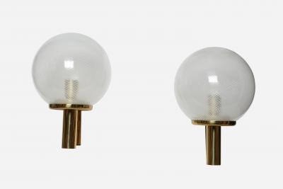  Venini Murano glass sconces by Venini a pair