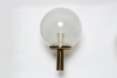  Venini Murano glass sconces by Venini set of 2 attributed