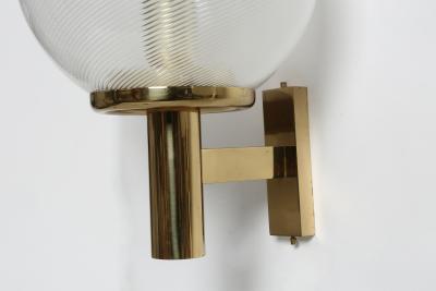  Venini Murano glass sconces by Venini set of 2 attributed