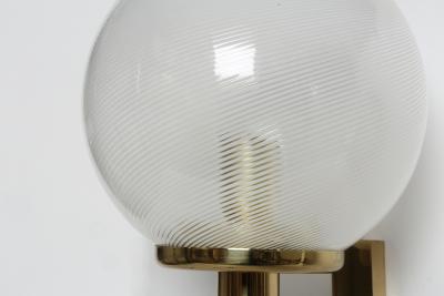  Venini Murano glass sconces by Venini set of 2 attributed