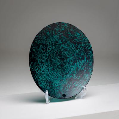  Venini Murrine Glass Plate by Santillana for Venini Italy