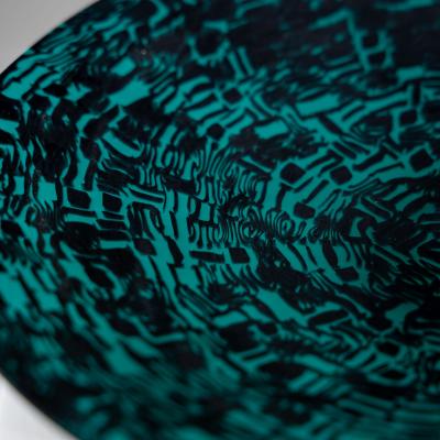  Venini Murrine Glass Plate by Santillana for Venini Italy