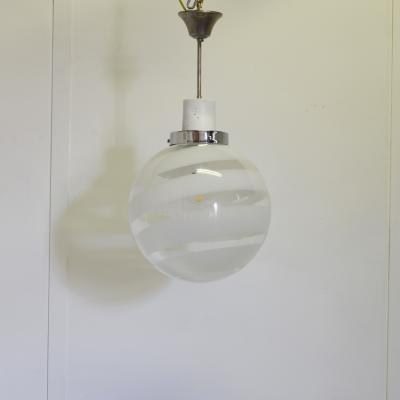  Venini Pendant lamp Murano glass 1970 Att Venini