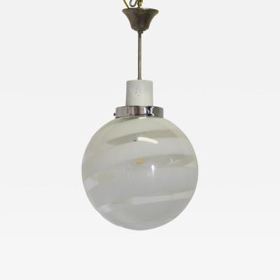  Venini Pendant lamp Murano glass 1970 Att Venini