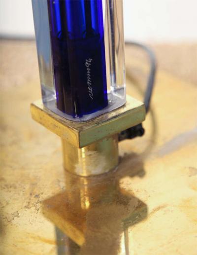  Venini Signed Venini Vintage Murano Glass Floor Lamp Signed