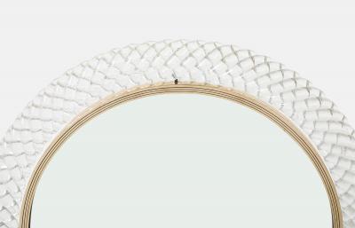  Venini Treccia Table or Vanity Mirror by Venini