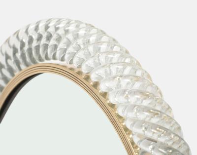  Venini Treccia Table or Vanity Mirror by Venini