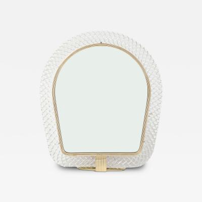  Venini Treccia Table or Vanity Mirror by Venini