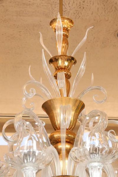  Venini Venini 21 Arm Chandelier