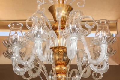  Venini Venini 21 Arm Chandelier