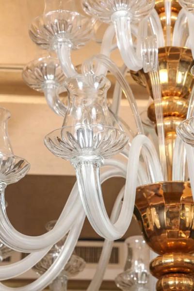  Venini Venini 21 Arm Chandelier
