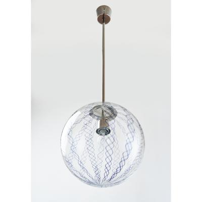  Venini Venini Blown Glass Lantern Italy 1950s