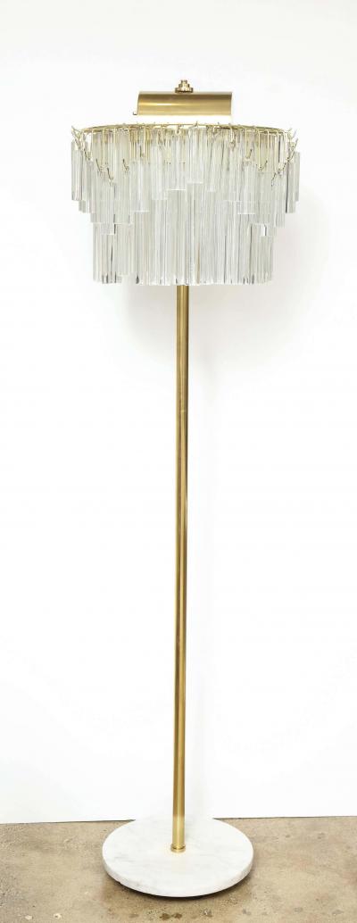  Venini Venini Crystal Prism Floor Lamp