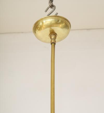  Venini Venini Glass And Brass Pendant