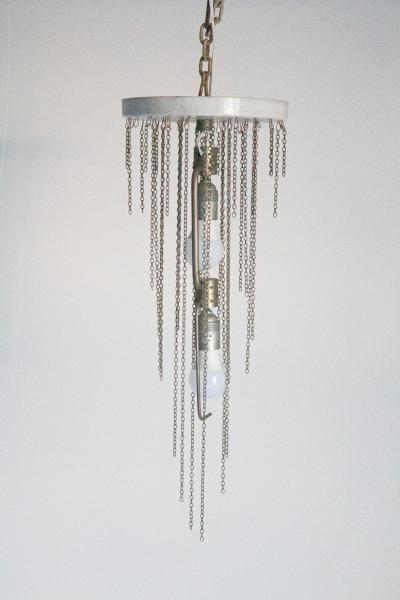 Venini Venini Ice Blue Triedri Murano Glass Chandelier